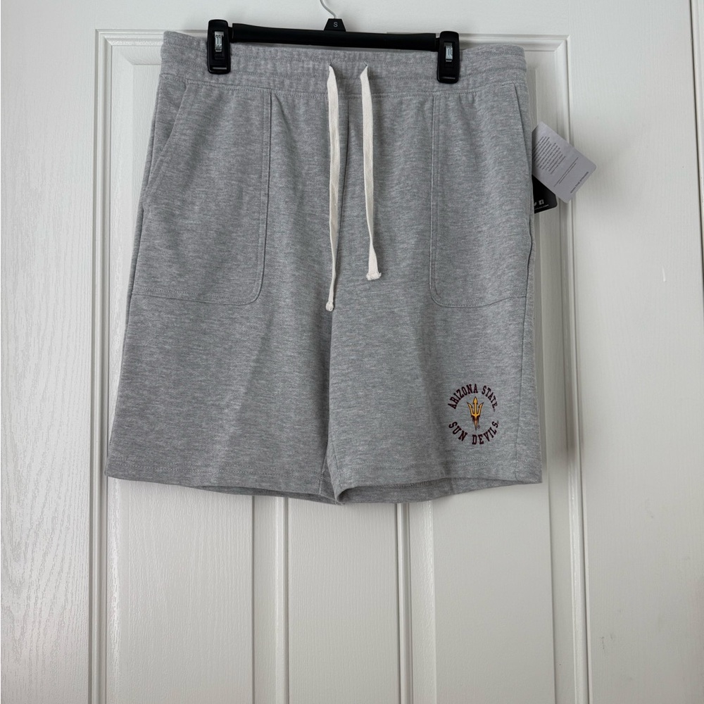 NWT Men’s Arizona State University Sun Devils Grey Colosseum Drawstring Shorts